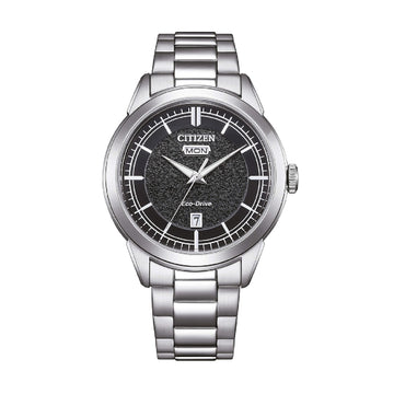 Orologio solo tempo Citizen Day Date acciaio e quadrante nero MISURA UNICA