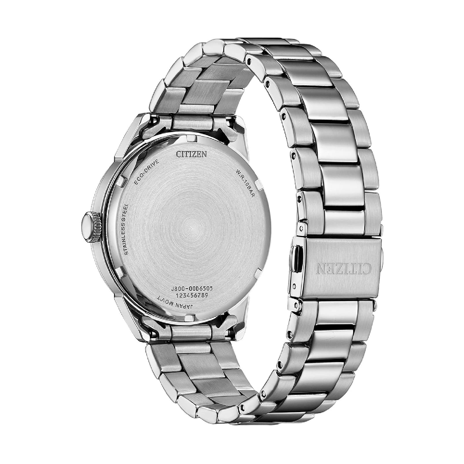 Orologio solo tempo Citizen Day Date acciaio e quadrante nero MISURA UNICA