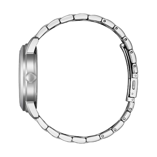 Orologio solo tempo Citizen Day Date acciaio e quadrante nero MISURA UNICA