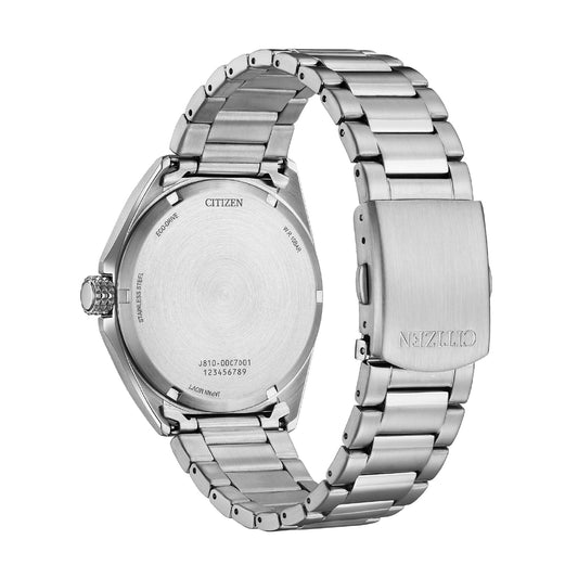 Orologio uomo Citizen Military eco drive acciaio quadrante blu MISURA UNICA