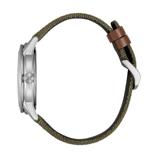 Orologio solo tempo Citizen Field cinturino canvas militare MISURA UNICA