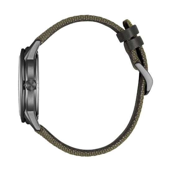Orologio solo tempo Citizen con cinturino in canvas verde uomo MISURA UNICA