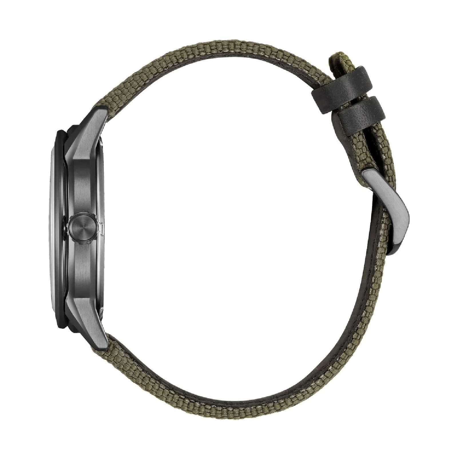 Orologio solo tempo Citizen con cinturino in canvas verde uomo MISURA UNICA