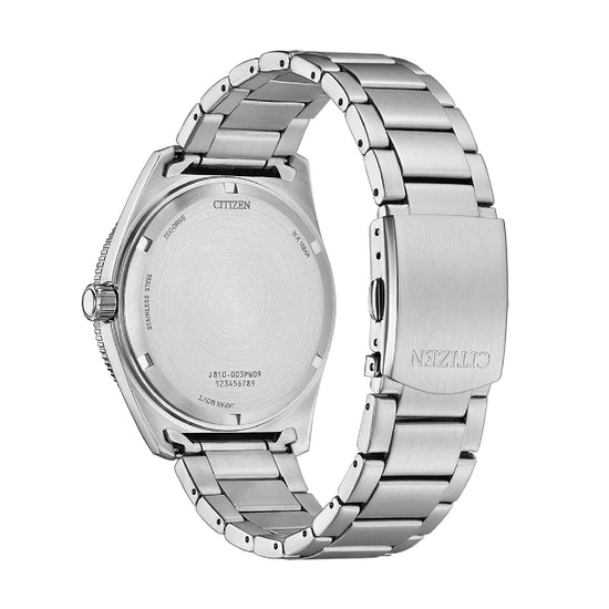 Orologio cronografo Citizen con quadrante argento e blu MISURA UNICA