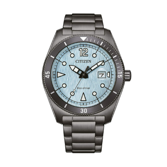 Orologio solo tempo Citizen Marine con quadrante azzurro uomo MISURA UNICA