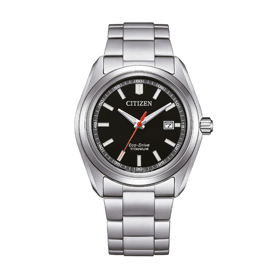 Orologio solo tempo Citizen Super Titanio 1900 quadrante nero MISURA UNICA