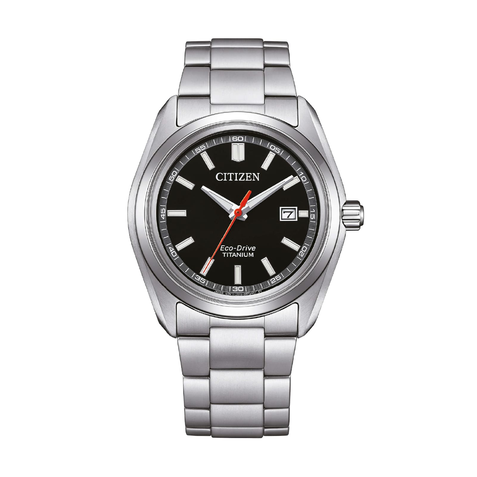 Orologio solo tempo Citizen Super Titanio 1900 quadrante nero MISURA UNICA