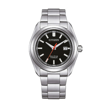 Orologio solo tempo Citizen Super Titanio 1900 quadrante nero MISURA UNICA