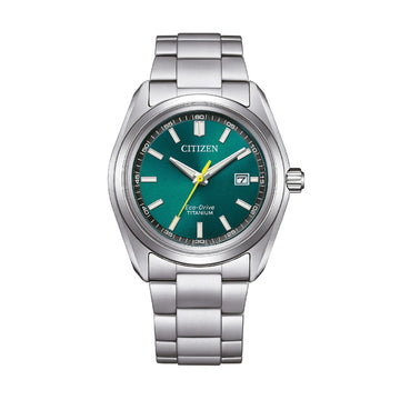 Orologio solo tempo Citizen Super Titanio 1900 quadrante verde MISURA UNICA