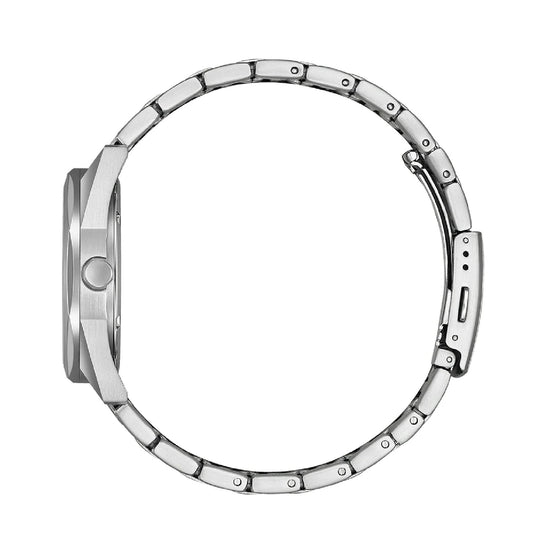Orologio solo tempo Citizen in acciaio con quadrante azzurro MISURA UNICA
