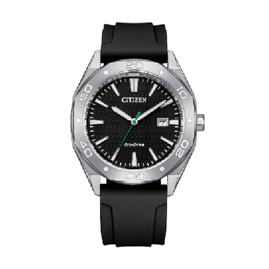 Orologio uomo Citizen Sport eco drive acciaio e silicone nero MISURA UNICA