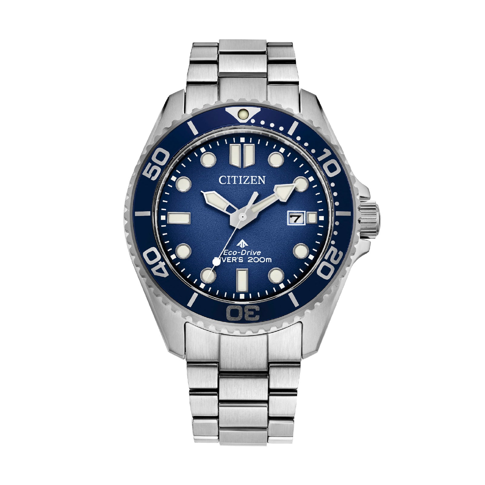 Orologio Eco Drive Citizen super titanio con quadrante blu MISURA UNICA