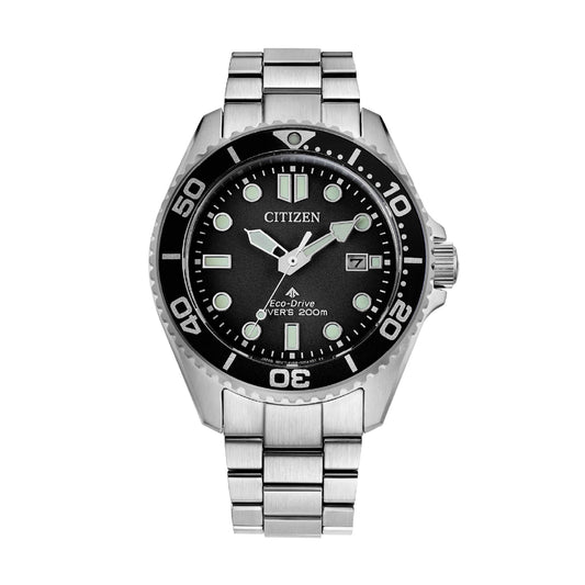 Orologio Eco Drive Citizen super titanio con quadrante nero MISURA UNICA