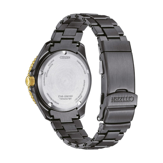 Orologio Eco Drive Citizen Promaster acciaio nero opaco da uomo MISURA UNICA