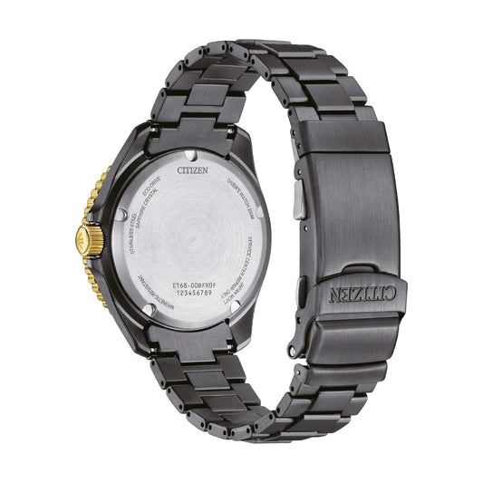 Orologio Eco Drive Citizen Promaster acciaio nero opaco da uomo MISURA UNICA