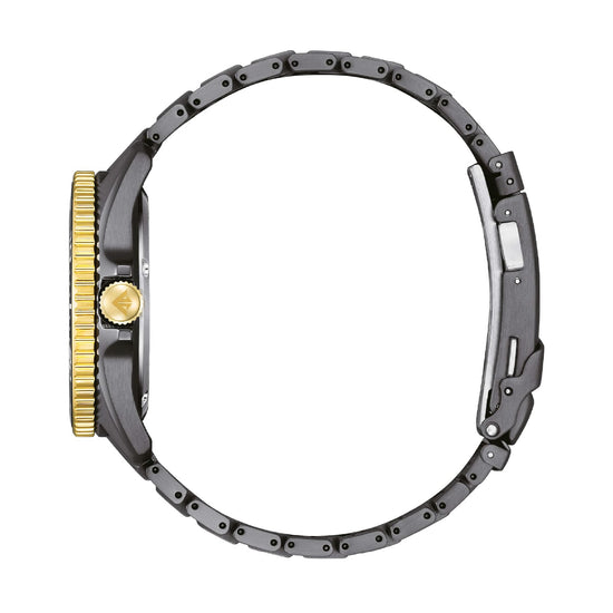 Orologio Eco Drive Citizen Promaster acciaio nero opaco da uomo MISURA UNICA