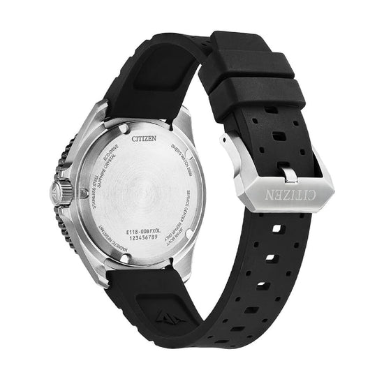 Orologio solo tempo Citizen Diver's in acciaio e nero MISURA UNICA