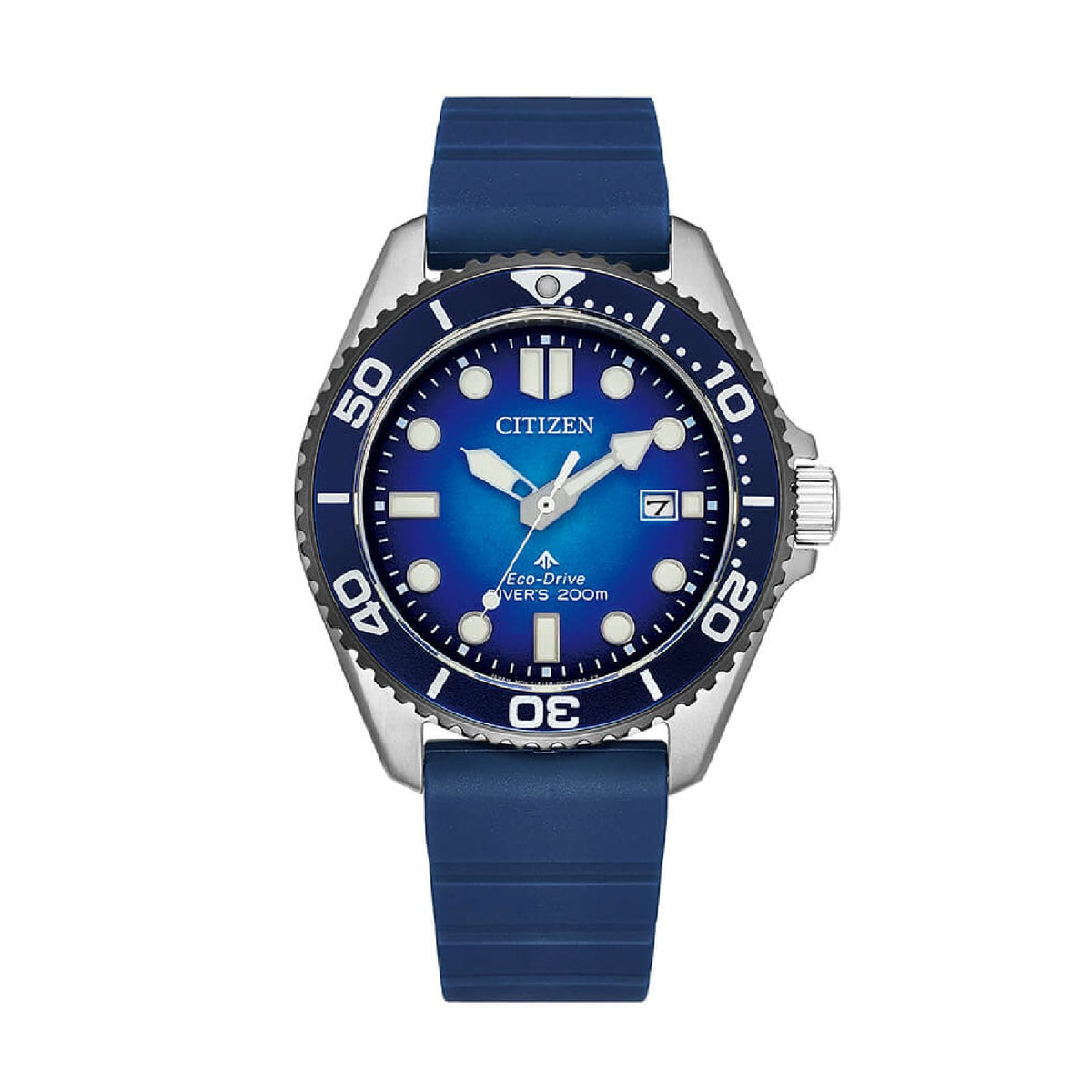 Orologio solo tempo Citizen Diver's in acciaio e blu MISURA UNICA