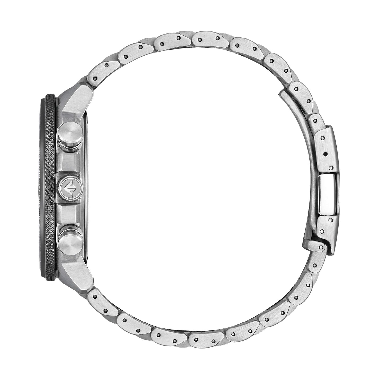 Orologio multifunzione Citizen in acciaio argento da uomo MISURA UNICA