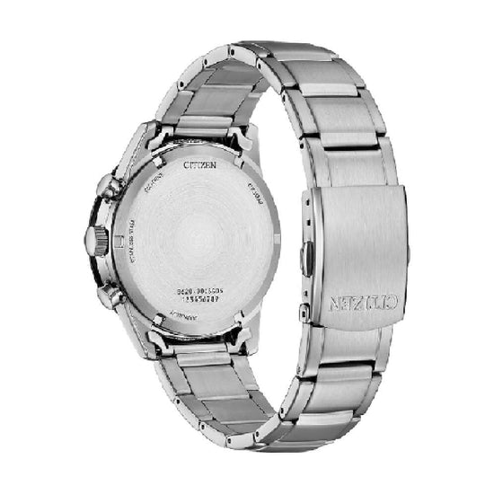 Orologio uomo Crono Citizen Eco Drive acciaio quadrante blu MISURA UNICA