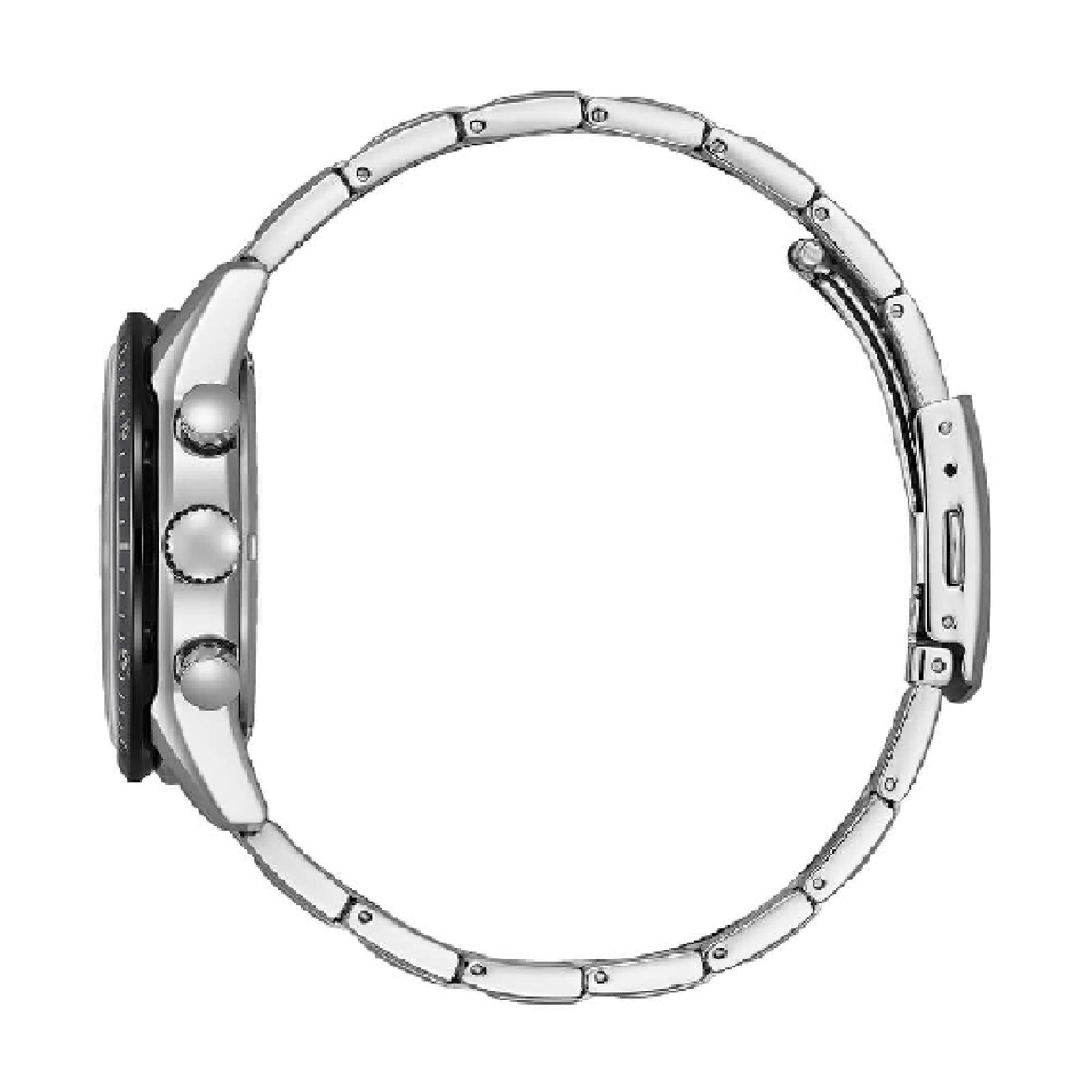 Orologio uomo Crono Citizen Eco Drive acciaio quadrante blu MISURA UNICA