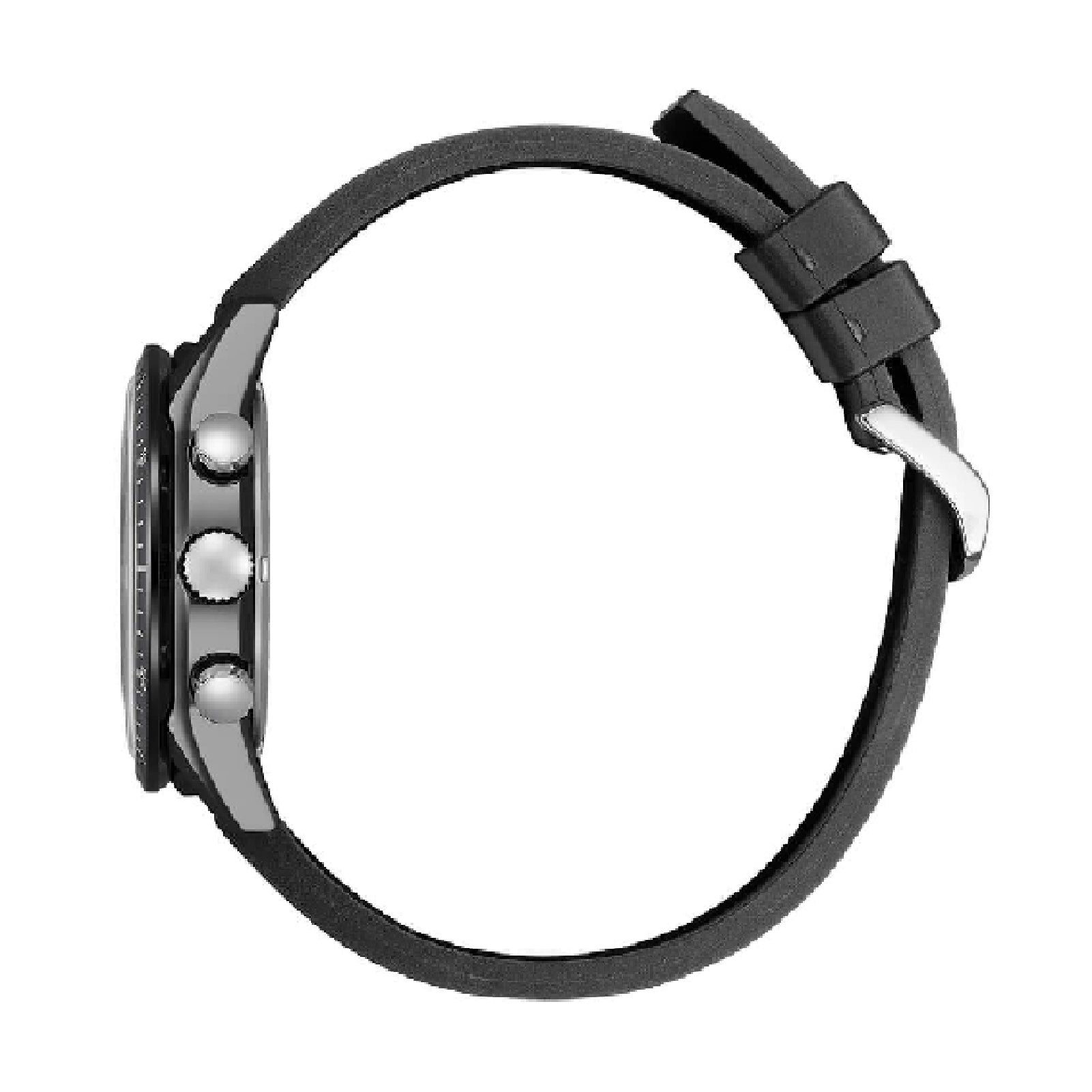 Orologio crono Citizen eco drive acciaio mesh quadrante nero MISURA UNICA