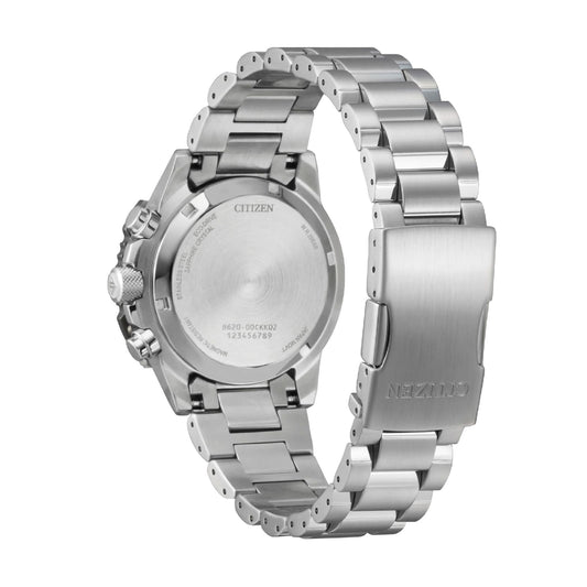 Orologio Eco Drive Citizen Promaster Navihawk in acciaio silver MISURA UNICA