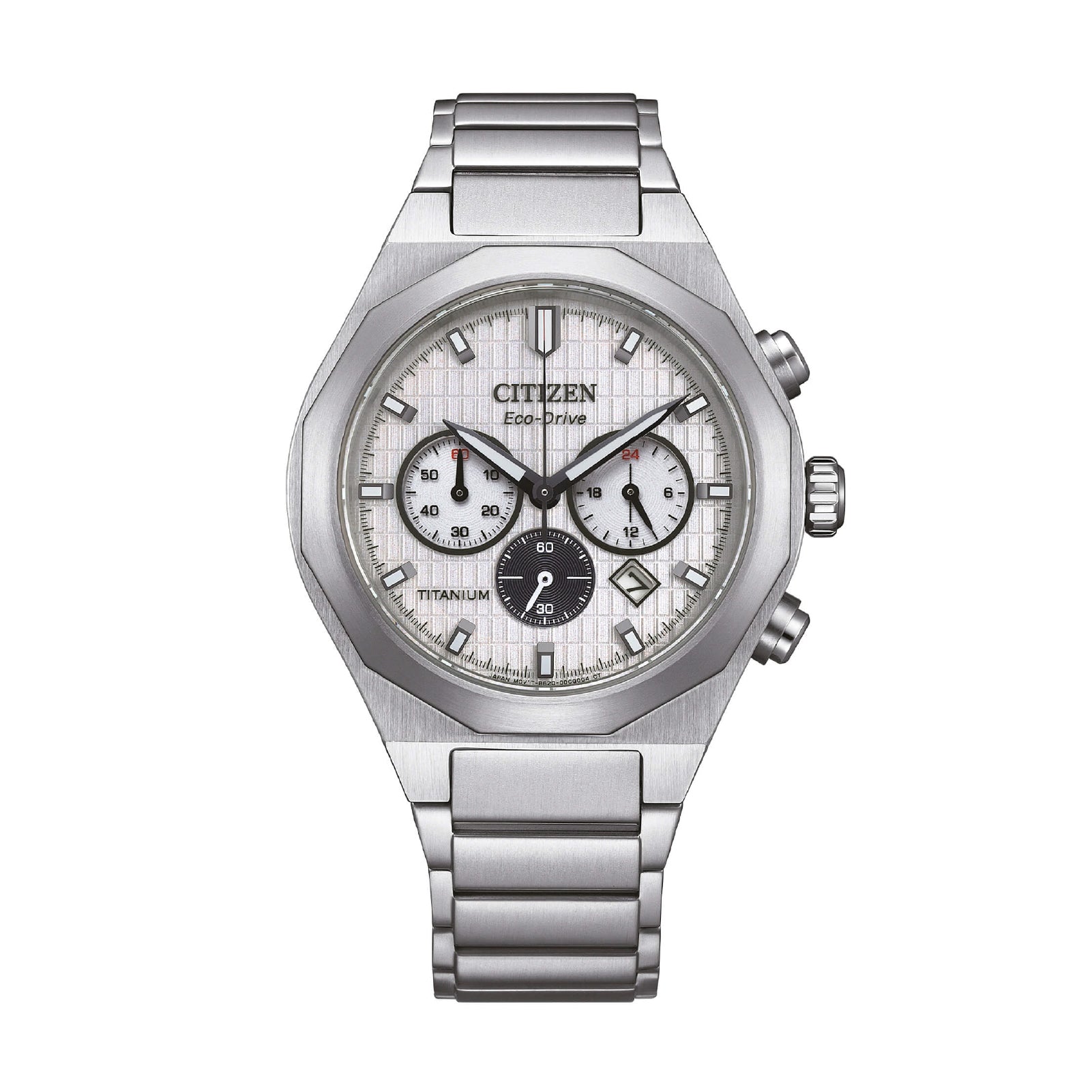 Orologio cronografo da uomo della Citizen in super titanio MISURA UNICA