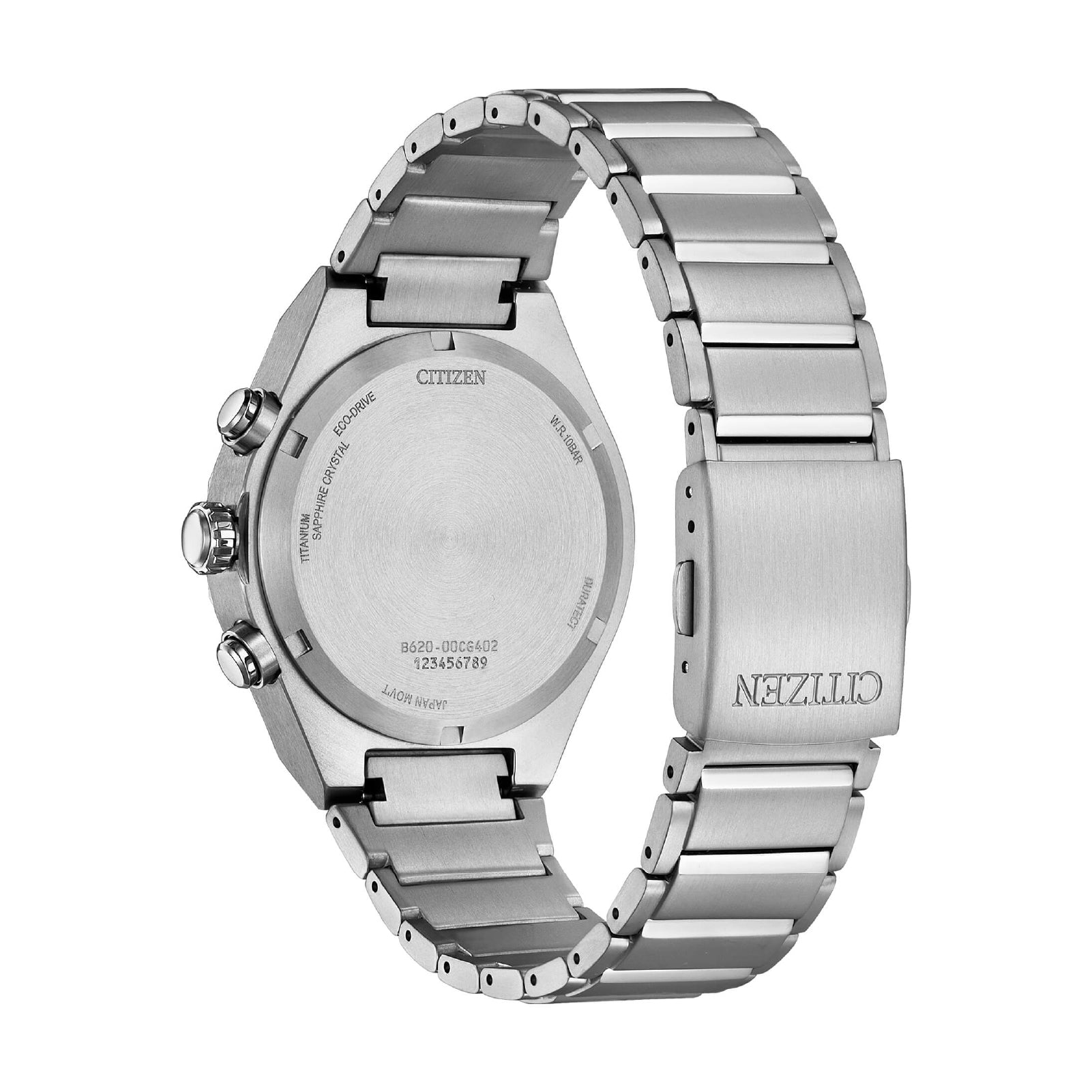 Orologio cronografo Citizen in super titanio quadrante blu MISURA UNICA