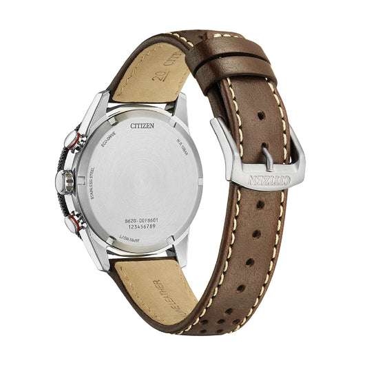 Orologio cronografo Citizen con quadrante bianco da uomo MISURA UNICA