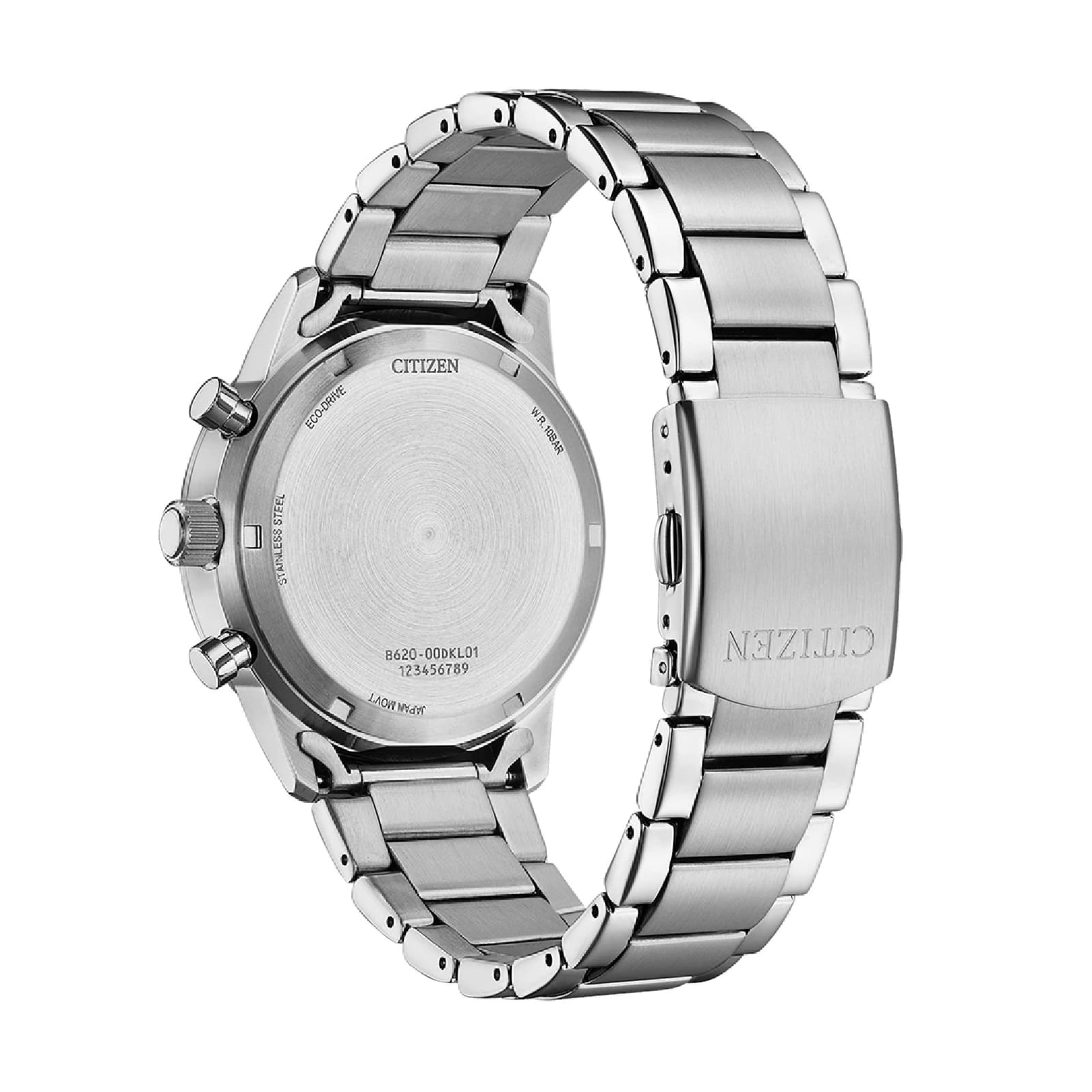 Orologio cronografo Citizen Sport Eco-drive quadrante nero blu MISURA UNICA