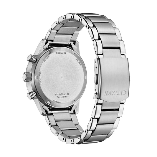 Orologio cronografo Citizen con quadrante verde intenso MISURA UNICA