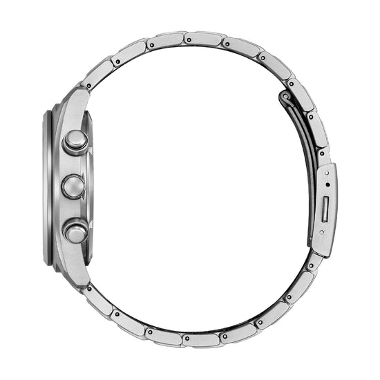 Orologio cronografo Citizen Super Titanio 4750 quadrante beige MISURA UNICA