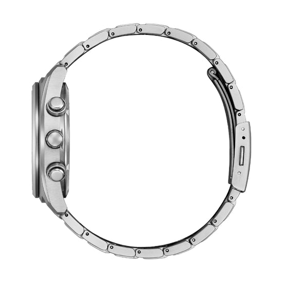 Orologio cronografo Citizen Super Titanio 4750 quadrante blu MISURA UNICA