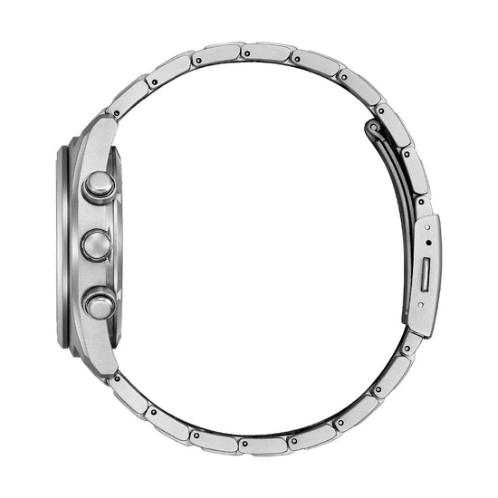 Orologio cronografo Citizen Super Titanio 4750 quadrante verde MISURA UNICA