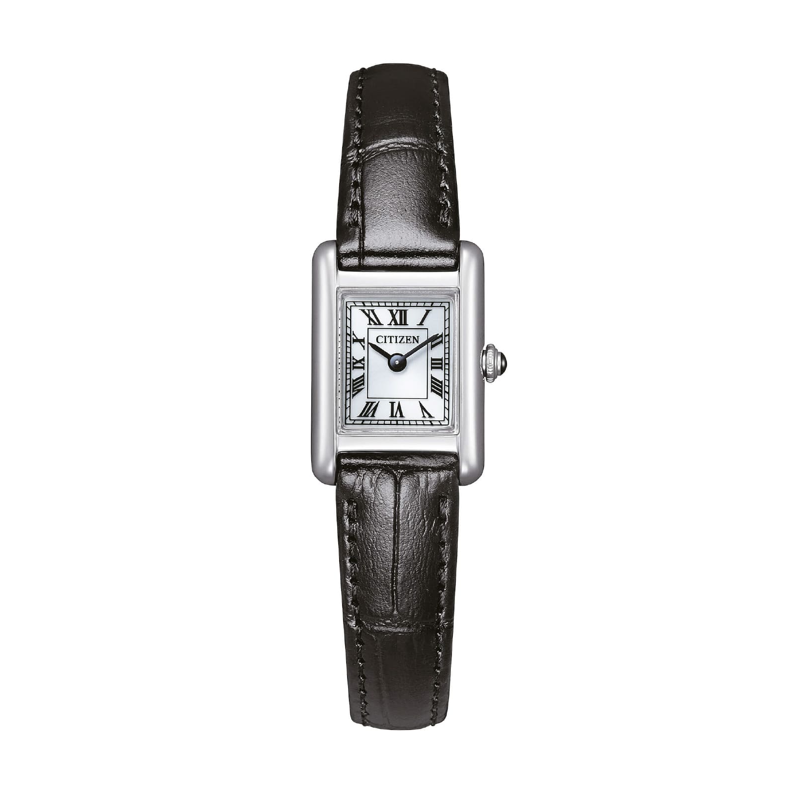 Orologio solo tempo Citizen Kii cinturino in pelle nera da donna MISURA UNICA