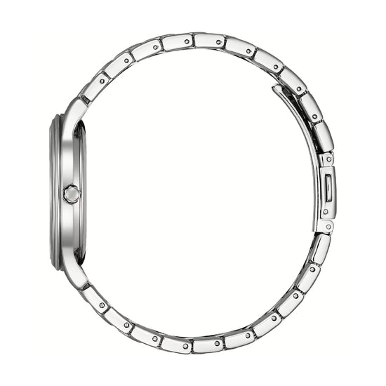 Orologio da donna Citizen Eco Drive in acciaio quadrante rosa MISURA UNICA