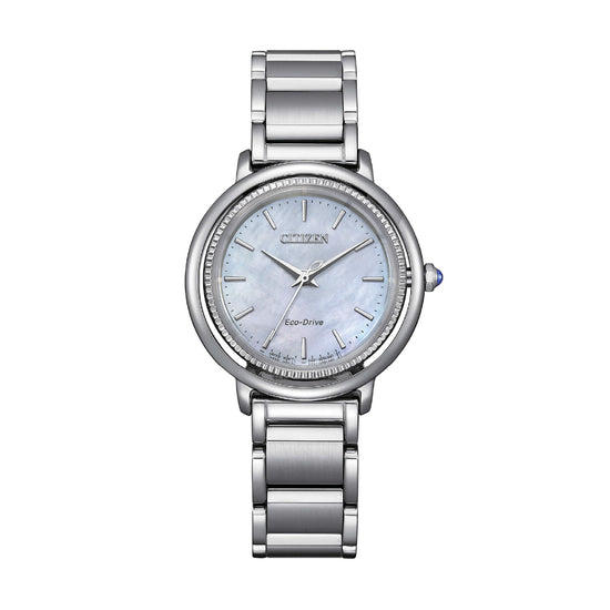 Orologio solo tempo Citizen in acciaio argento e madreperla MISURA UNICA