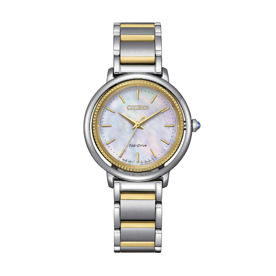 Orologio solo tempo Citizen in acciaio color argento e oro MISURA UNICA