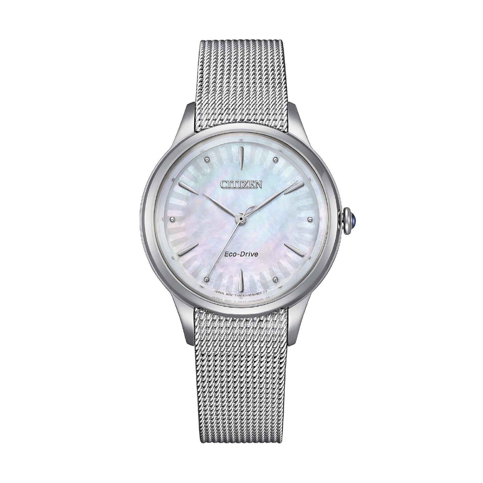 Orologio solo tempo Citizen acciaio color argento e madreperla MISURA UNICA