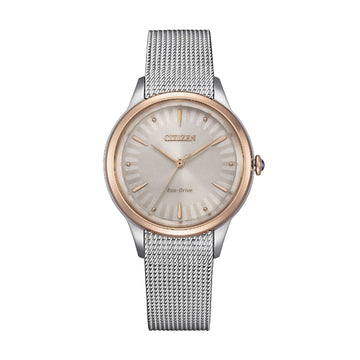Orologio solo tempo Citizen realizzato in acciaio bicolor MISURA UNICA