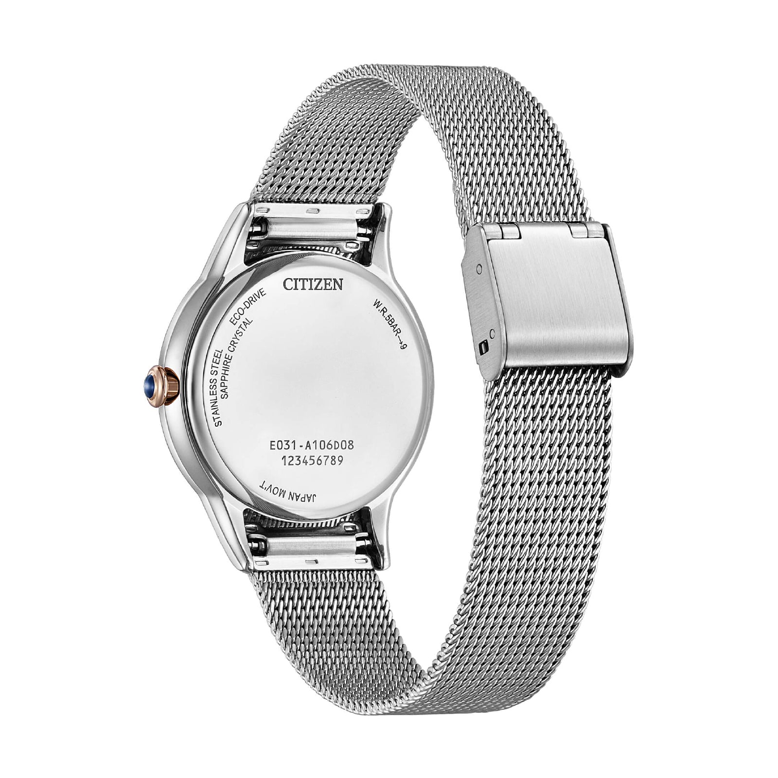 Orologio solo tempo Citizen realizzato in acciaio bicolor MISURA UNICA