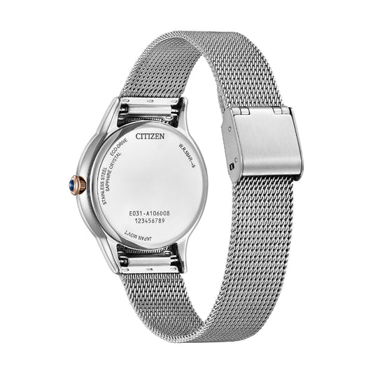 Orologio solo tempo Citizen realizzato in acciaio bicolor MISURA UNICA