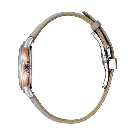 Orologio solo tempo Citizen Lady con cinturino in pelle grigio MISURA UNICA