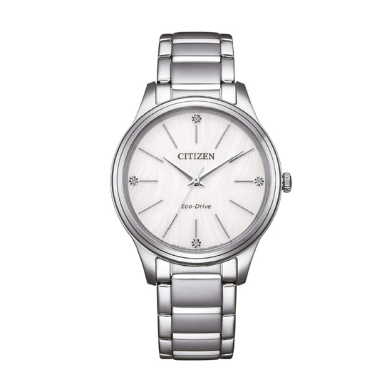 Orologio solo tempo Citizen con quadrante bianco da donna MISURA UNICA