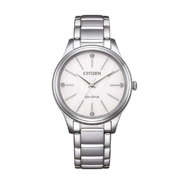 Orologio solo tempo Citizen con quadrante bianco da donna MISURA UNICA