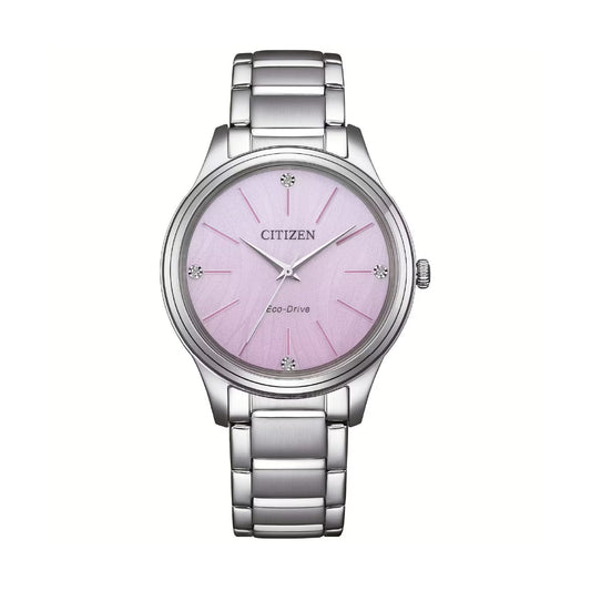 Orologio Citizen Eco drive bcon quadrante rosa cipria donna MISURA UNICA