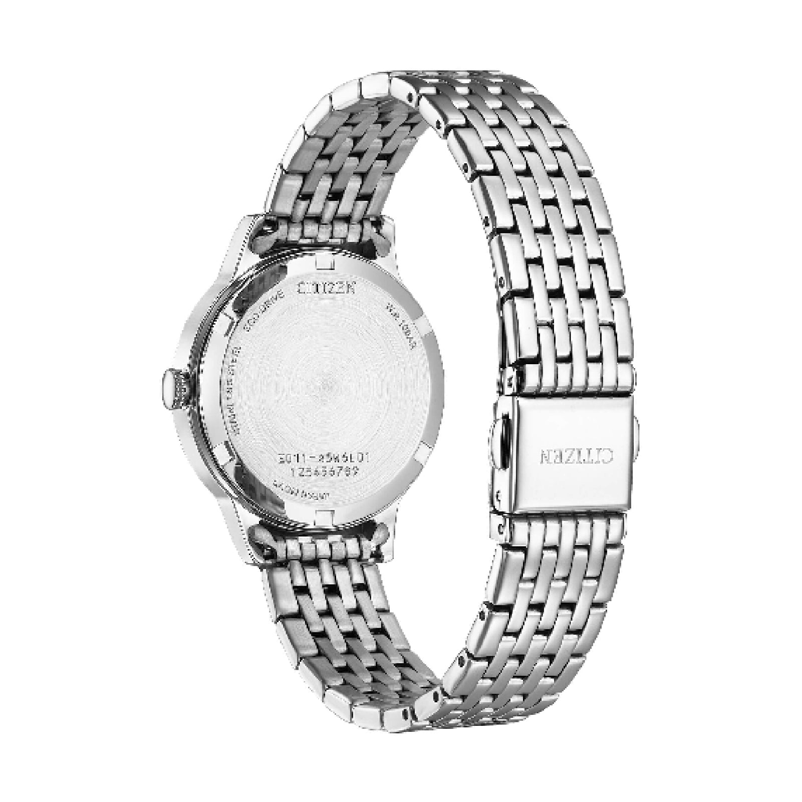 Orologio donna Citizen Eco Drive in acciaio quadrante azzurro MISURA UNICA