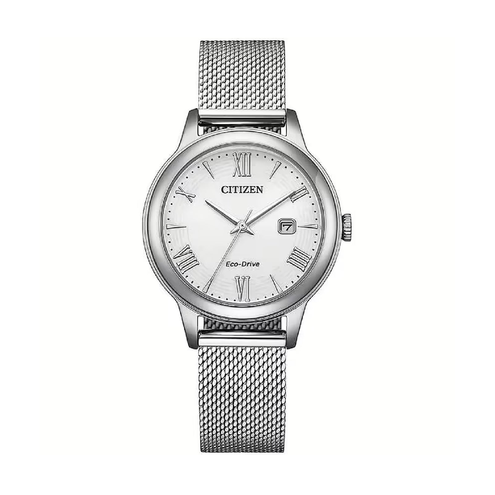 Orologio donna Citizen Eco Drive in acciaio con maglia mesh MISURA UNICA