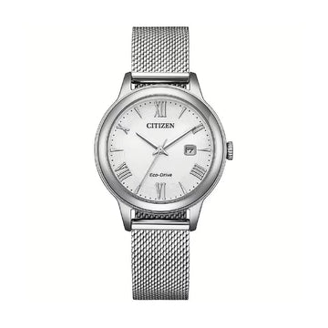 Orologio donna Citizen Eco Drive in acciaio con maglia mesh MISURA UNICA